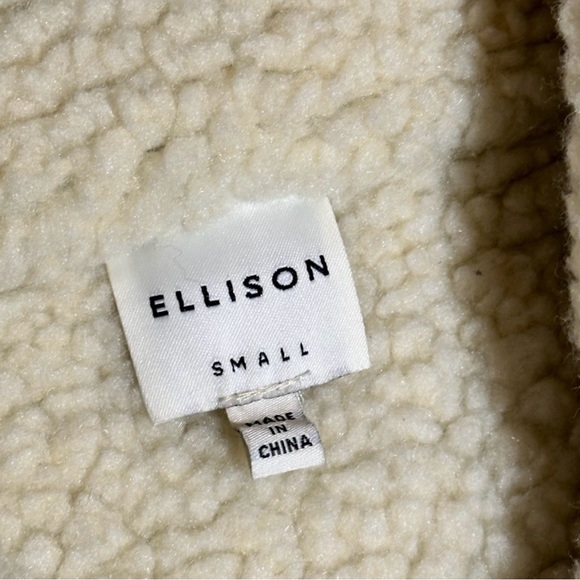 LIKE NEW Ellison Black Suede and Sherpa Jacket - Picture 11 of 12